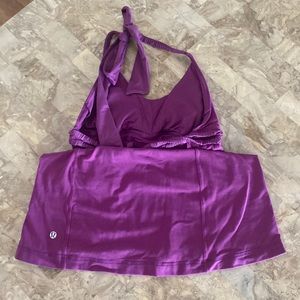 Lululemon Purple Halter Top